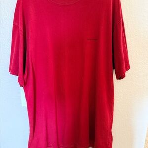 Balenciaga Bold Red Short Sleeve Tee